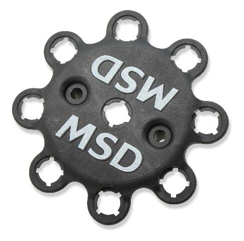 MSD ignition distributor black aluminum small block 83525