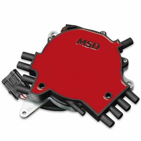 MSD ignition distributor for 1992-1994 Chevy Corvette red aluminum 8381