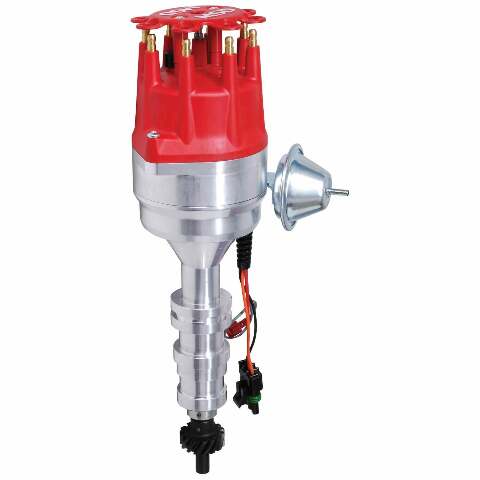 MSD ignition distributor for 1955-1957 Ford F-100 red aluminum steel 8383