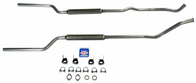 Bronco V8 302 Dual Exhaust System 84006 fits 1966-1974 Bronco V8 302 Dual Shafer's Classic Reproductions