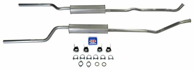 Bronco V8 302 Dual Exhaust System 84009 fits 1966-1974 Bronco V8 302 Dual A756-447D Shafer's Classic Reproductions
