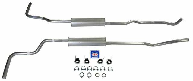 Bronco V8 302 Dual Exhaust System 84010 fits 1966-1974 Bronco V8 302 Dual Shafer's Classic Reproductions