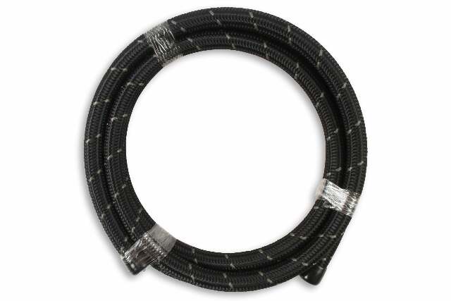Mr. Gasket black nylon braided hose 10 AN 6 feet rubber 840610