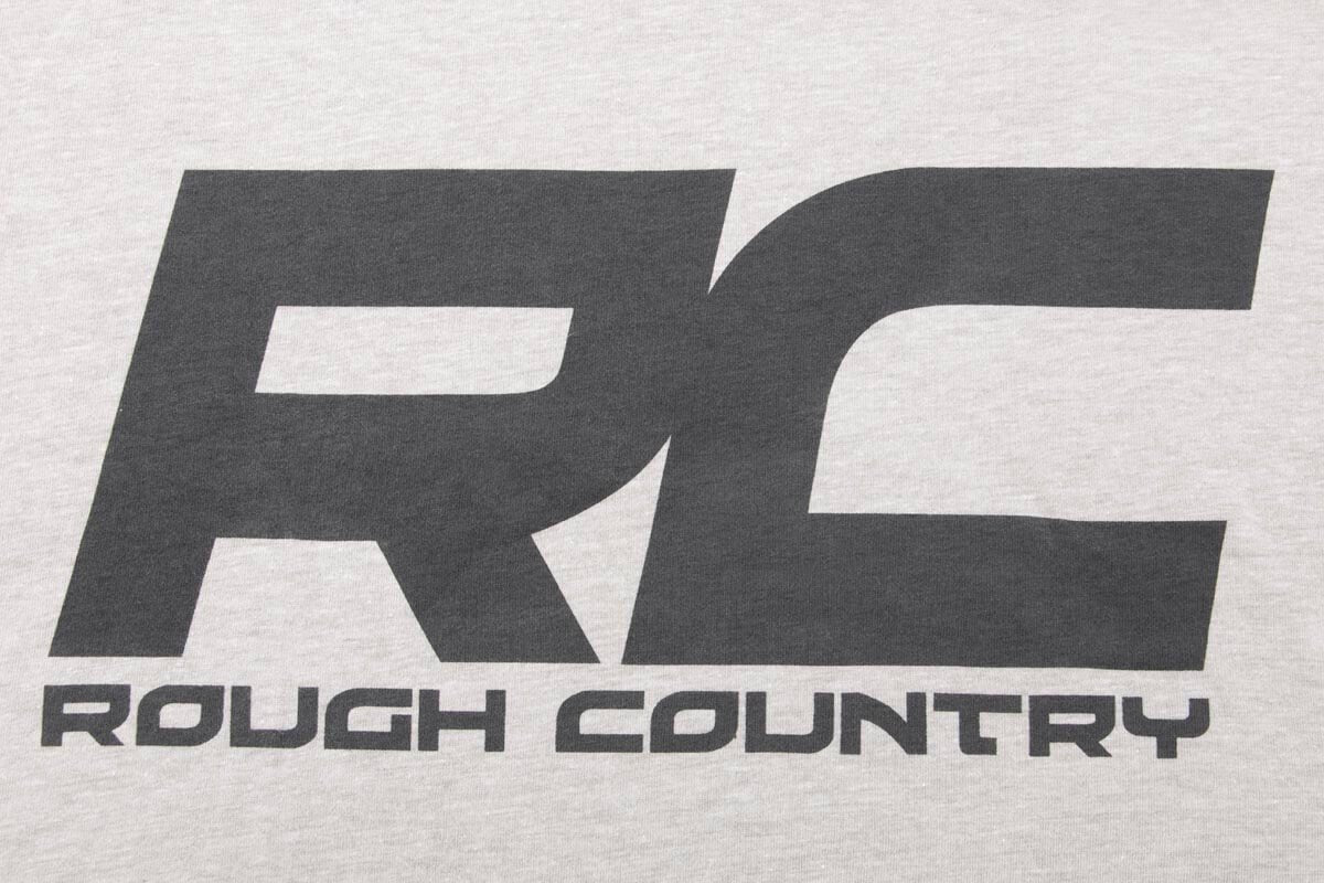 Rough Country T-Shirt - Logo - Grey - XL - 84086XLG
