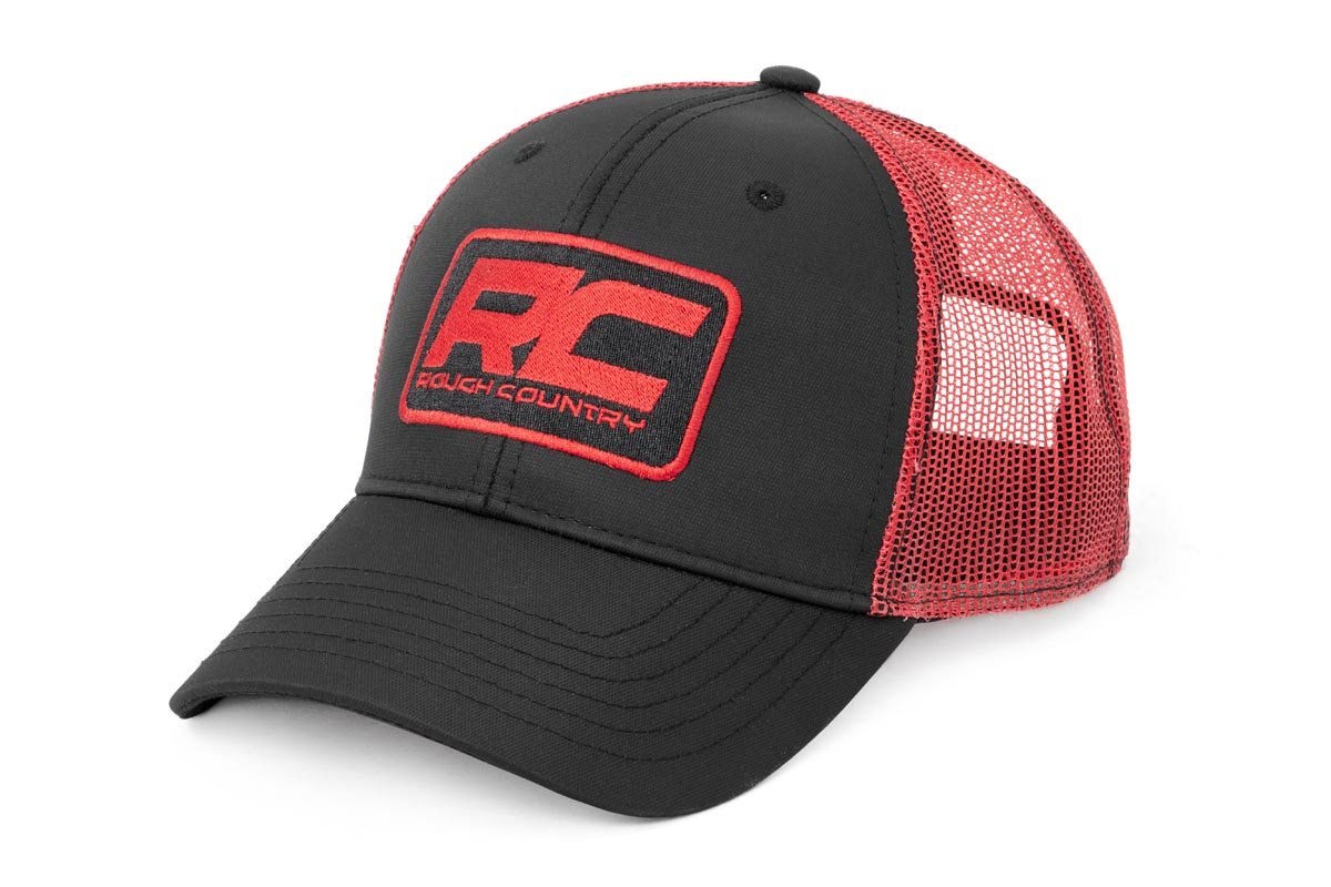 Hat - Red Mesh by Rough Country