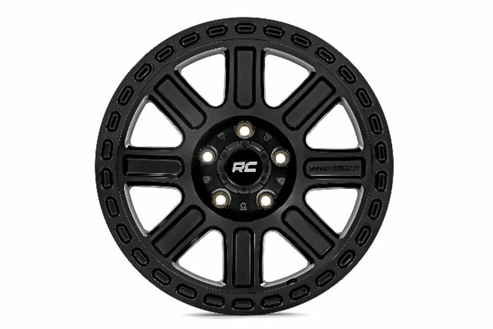 Rough Country 84 Series Wheel; Gloss Black; 18x8.5; 6x5.5; +0mm 84180912