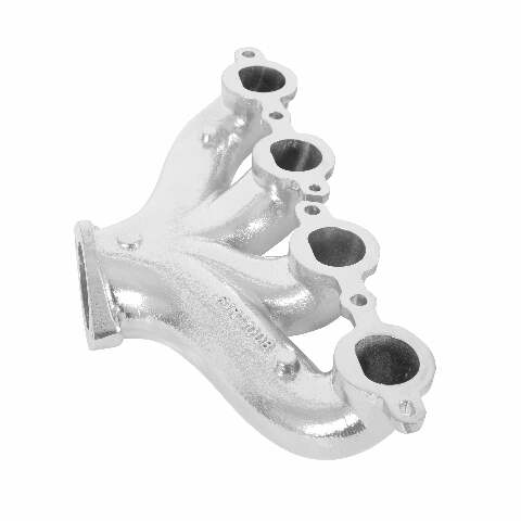 Hooker LS Swap Exhaust Manifolds -Center Dump-Silver Ceramic-Multi-Fit-2.50-8504-1HKR