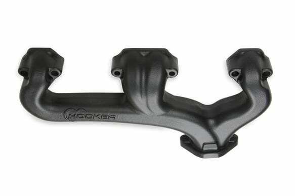 Fits Small Block Chevy 2.5" collector Black Ceramic, Exhaust Manifold 8525-3HKR