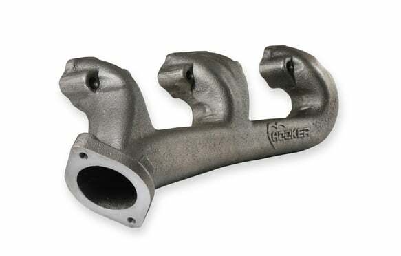 Hooker Fits Small Block Chevy, 2.5" Collector-Natural Finish, Exhaust Manifold 8525HKR