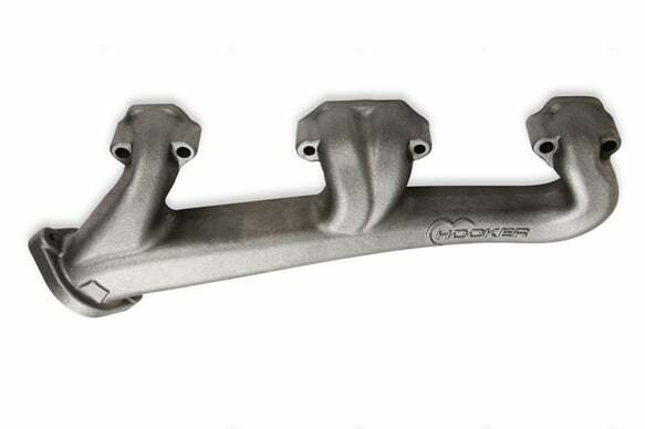 Hooker Fits Small Block Chevy, Raised D-Port, 2.5", Natural, Exhaust Manifolds 8527HKR