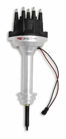 MSD ignition distributor black polished high performance 85465