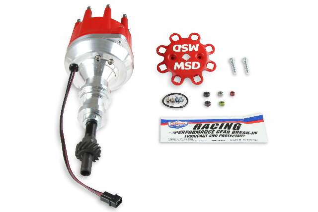 MSD ignition distributor red steel 85787