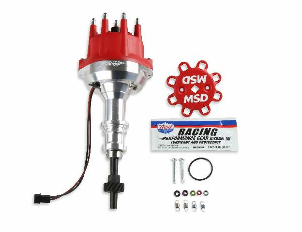 MSD ignition distributor for 1980-1981 Ford F-100 red steel small block 85791