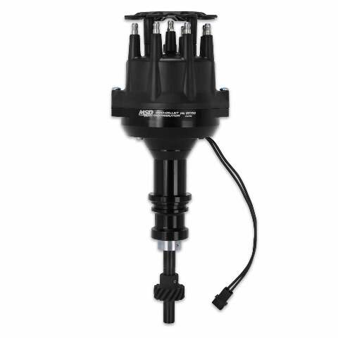 MSD ignition distributor black polished anodized 85793
