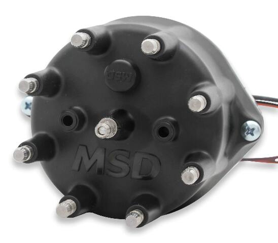 MSD ignition distributor black stainless steel 85795