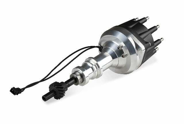 MSD Distributor Ford 289-302, Pro Billet, Small Black Cap, Steel Gear - 857951