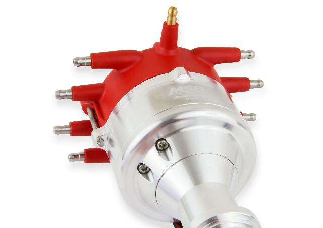 MSD ignition distributor for 1969-1973 Ford Mustang red steel 85804