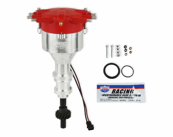 MSD ignition distributor for 1969-1973 Ford Mustang red steel 85804