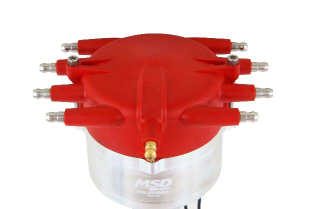 MSD ignition distributor for 1963-1974 Ford Mustang red steel small block 85824