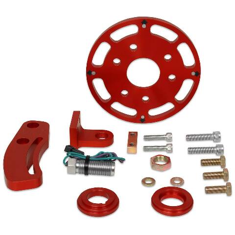 MSD crank trigger kit for 1975-1980 Chevy Monte Carlo red aluminum steel small block 8600