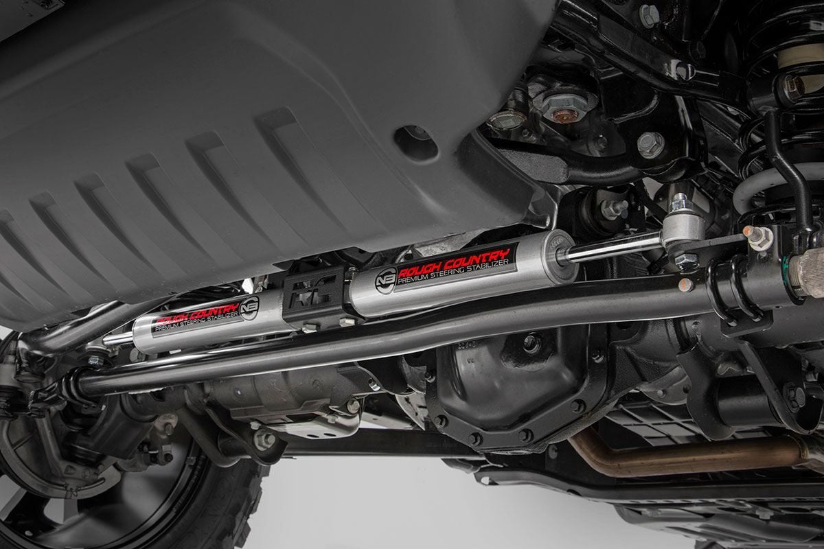 Fits Jeep Gladiator JT (18-24) N3 Steering Stabilizer; Dual; 2.5-8" Lift; 87304