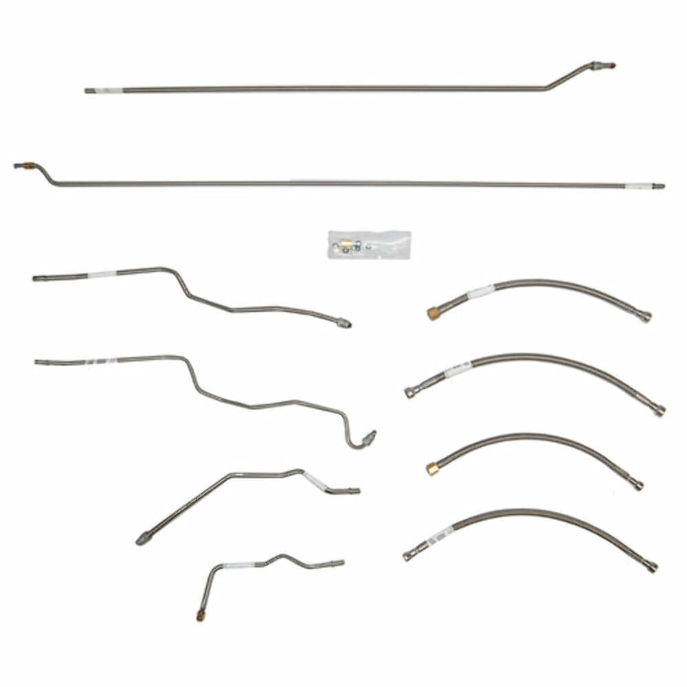 Fuel Line Kit for 1988-1995 88-95 ChevyK1500 Regular Cab/ 5.7L 4WD long bed stainless steel