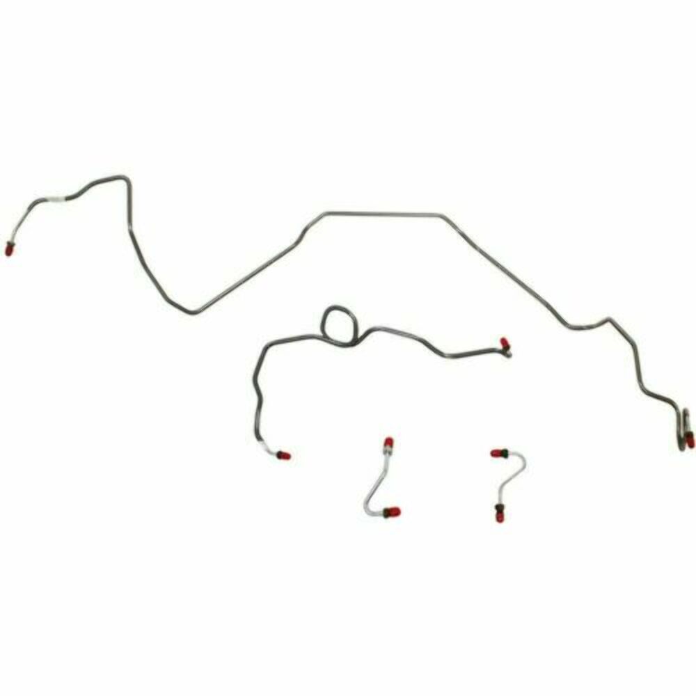 t 89-92 Chevrolet Camaro Front Brake Line Kit 6 Cyl Steel FKT8901OM Fine Lines