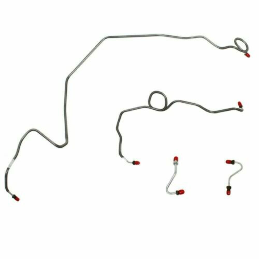 t 89-92 Chevrolet Camaro Front Brake Line Kit V8 Steel FKT8902OM Fine Lines