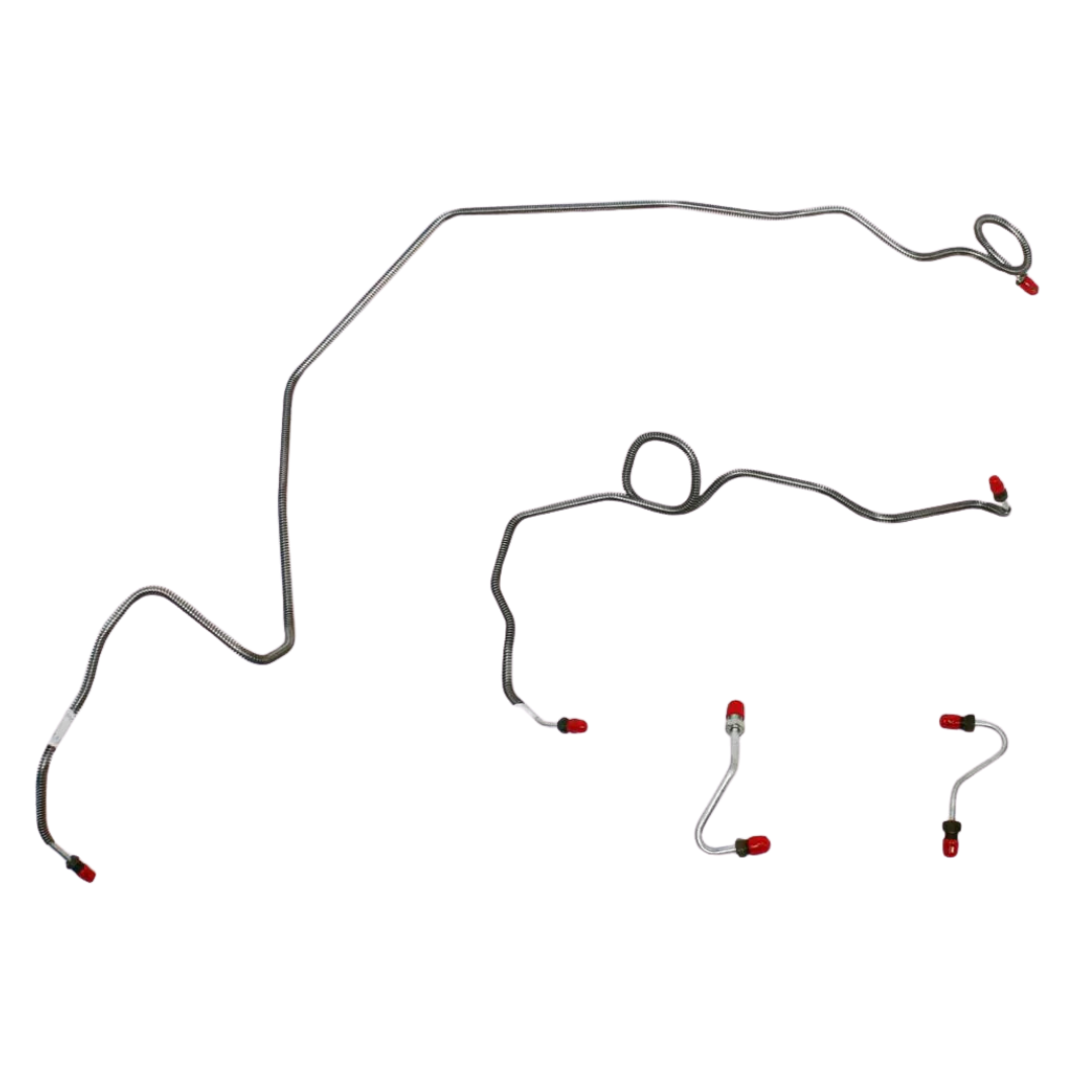 t 89-92 Chevy Camaro Front Brake Line Kit V8 Stainless Steel FKT8902SS Fine Lines