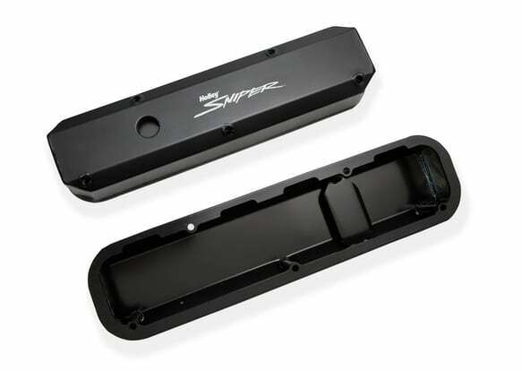 Holley performance fuel system component for Chrysler black aluminum 890003B