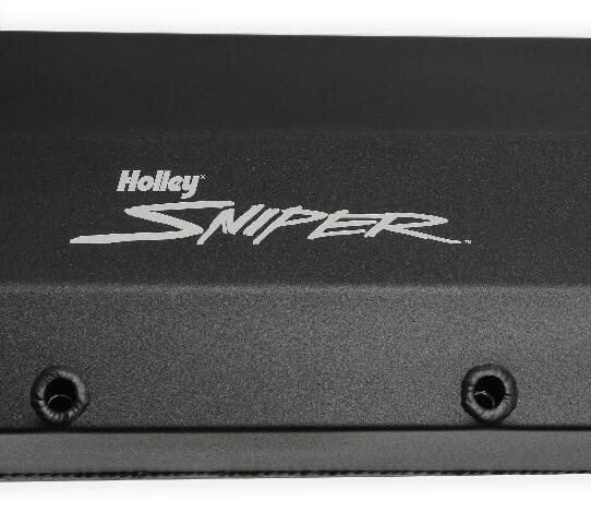 Holley performance fuel system component for Ford black aluminum 890007B