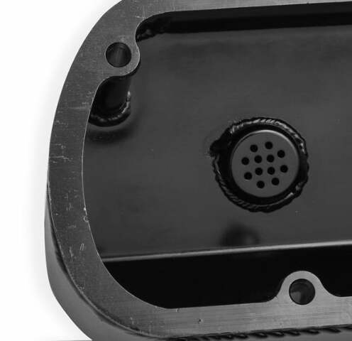 Holley performance fuel system component for Ford black aluminum 890013B
