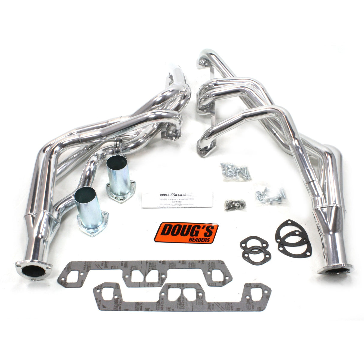 Long Tube Headers for 63-66 Mopar A Body 273-360 LA Motor 1-5/8in Primary D450