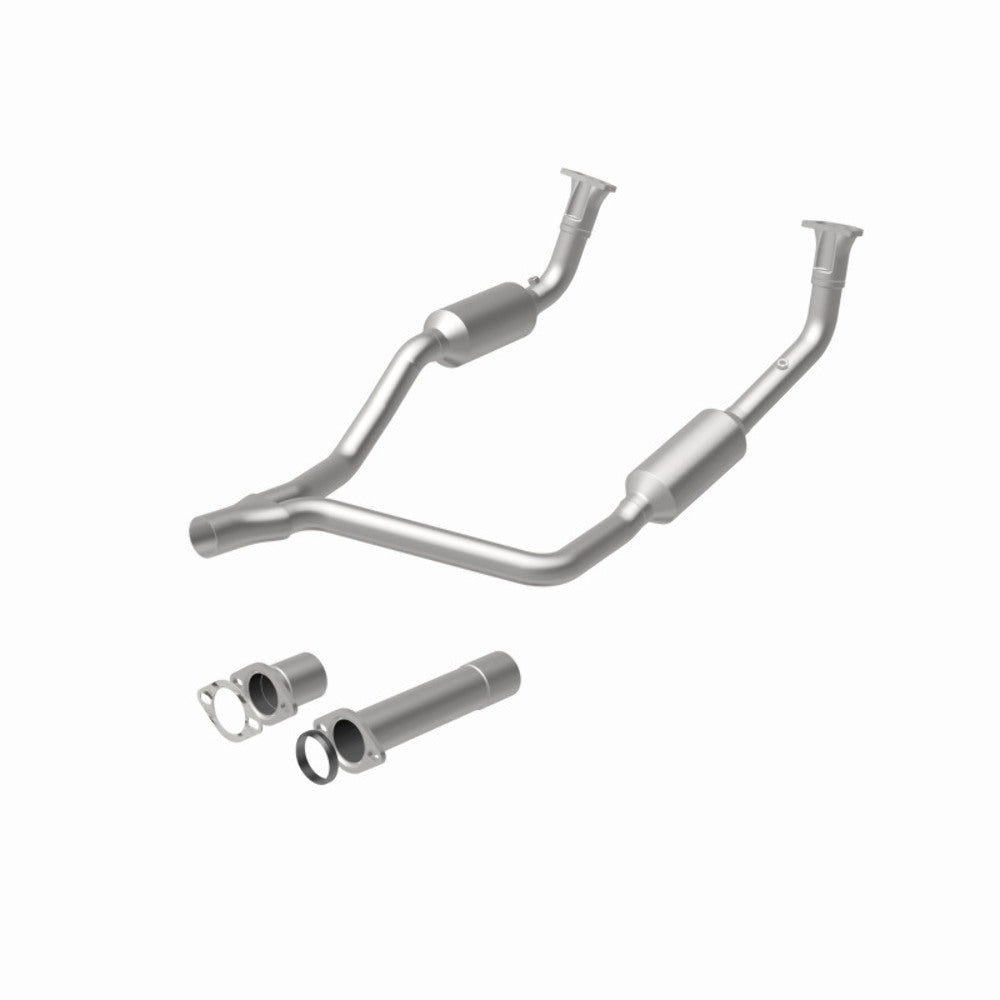 MagnaFlow direct-fit catalytic converter fits 1990-1993 3.9L Range Rover CA 3.9L stainless steel CARB compliant 3391821