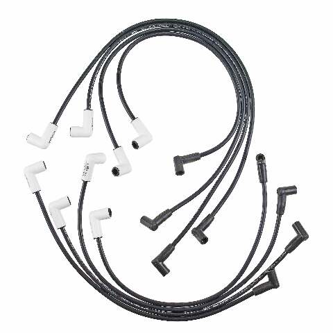 Spark Plug Wire for 1975-1978 Chevy Sierra V8 black 8mm