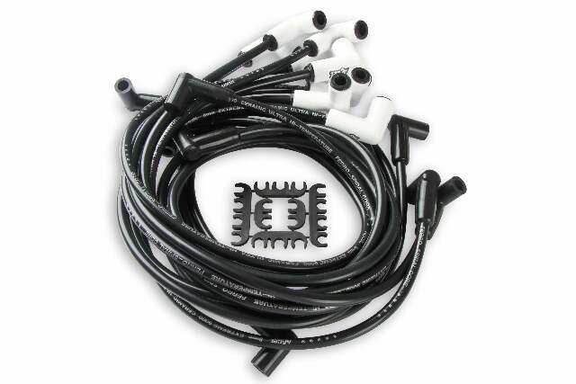 Spark Plug Wire Set for 1975-1986 Chevy Silverado V8 black 8mm