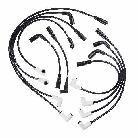 Spark Plug Wire Set for 1993-1997 Chevy Firebird V8 black 8mm