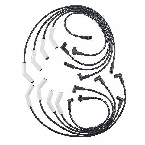 Spark Plug Wire for 1986-1993 Ford Mustang V8 black 8mm