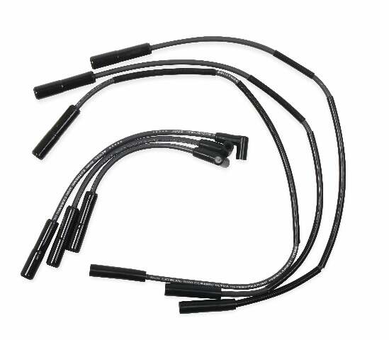 Spark Plug Wire Set for 2007-2011 Jeep Wrangler black 8mm