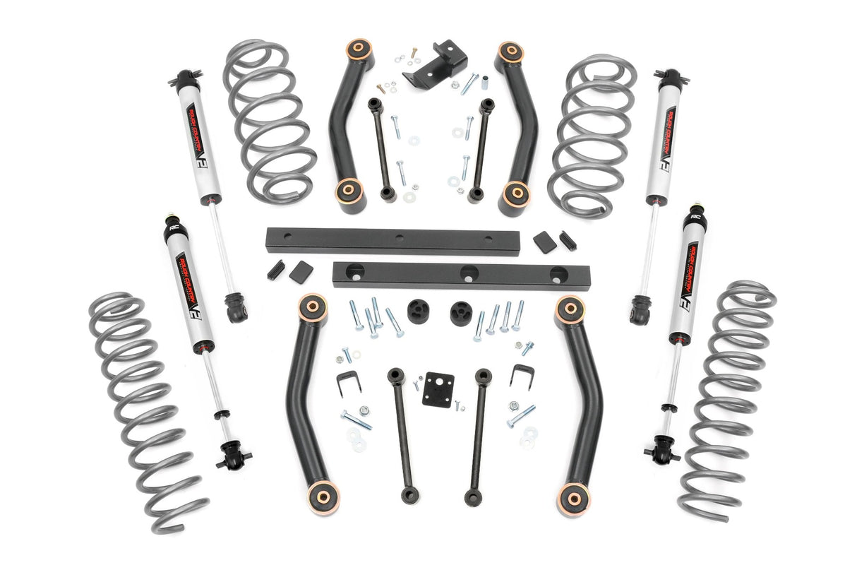 Fits Jeep Wrangler TJ 4WD (1997-2002) 4 Inch Lift Kit; V2; 90670