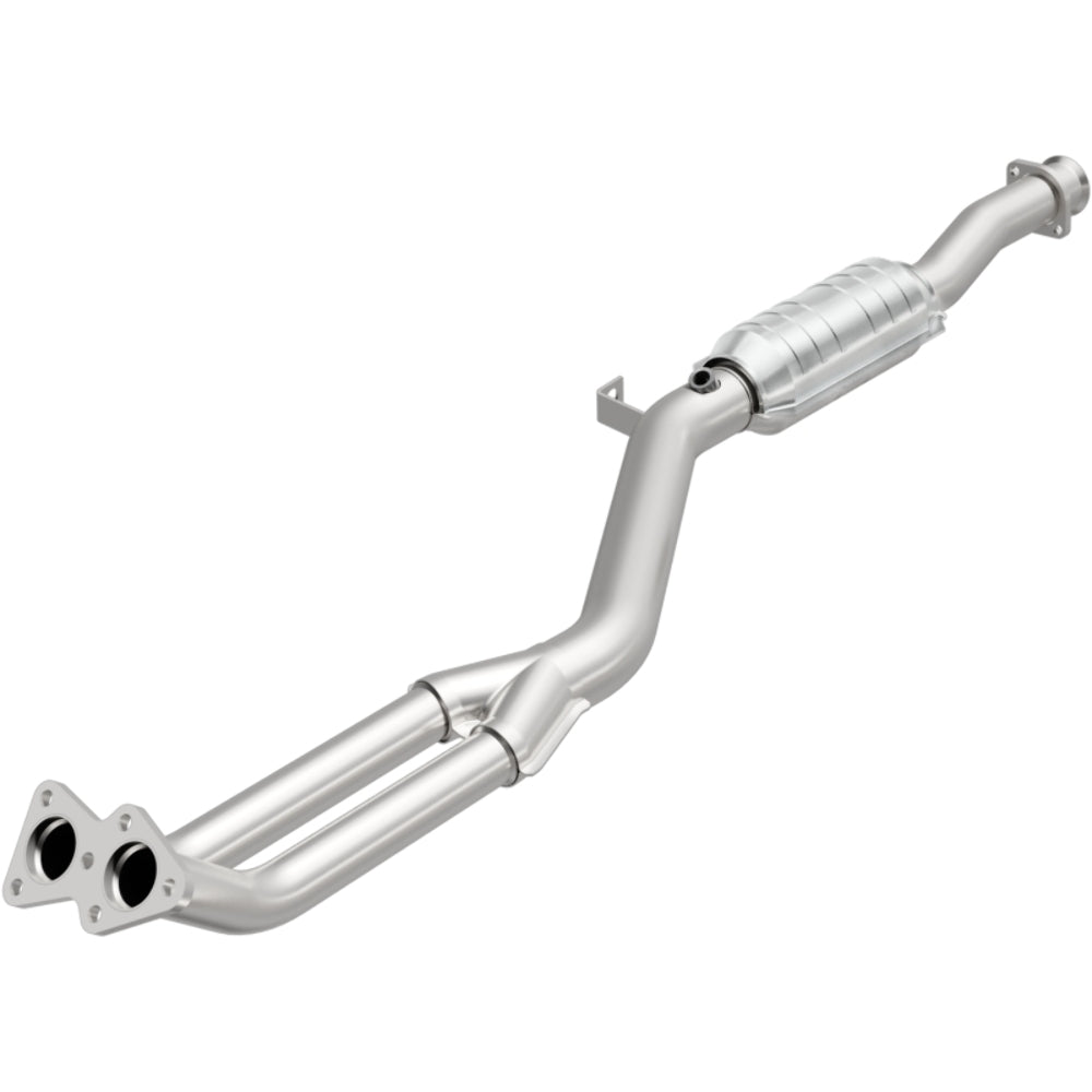 MagnaFlow direct-fit catalytic converter for 1991-1996 BMW driver side stainless steel Federal EPA compliant OBDII 93684