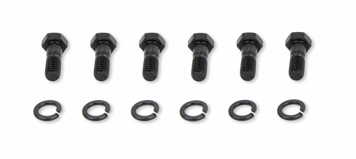 Mr. Gasket pressure plate bolts 3/8 16 black steel 910