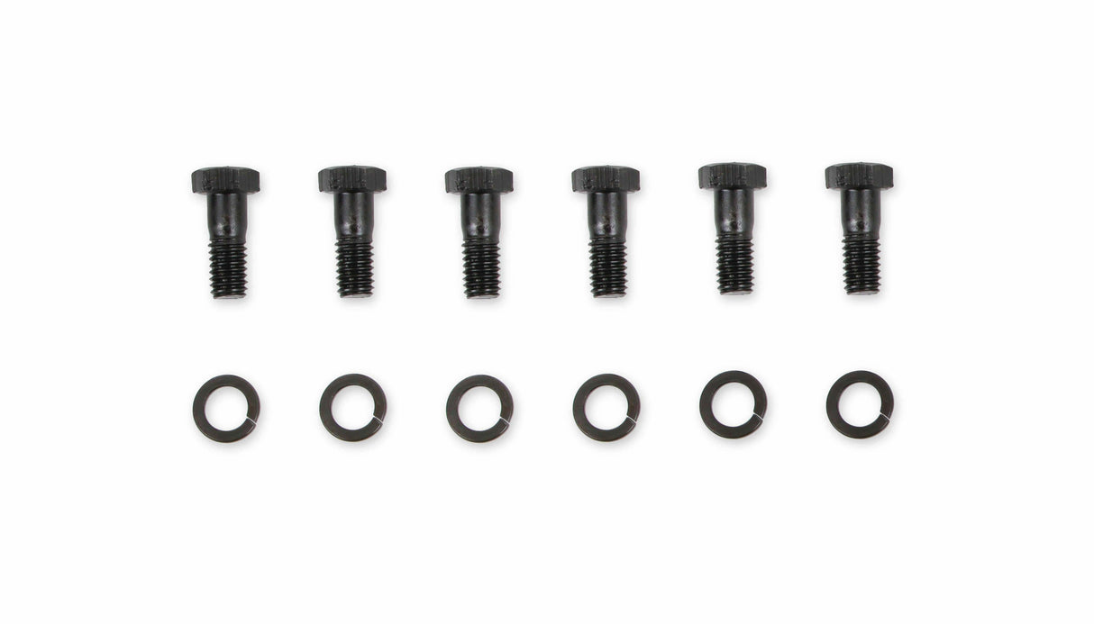 Mr. Gasket pressure plate bolts 3/8 16 black steel 910