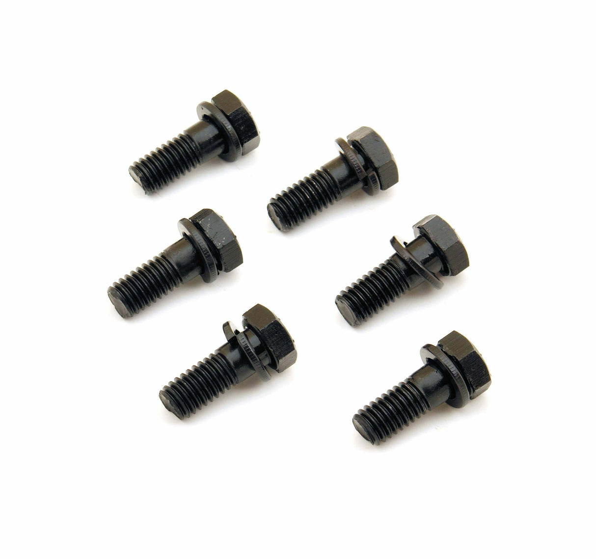 Mr. Gasket pressure plate bolts 3/8 16 black steel 910