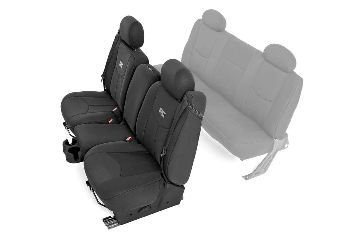 Fits Chevy/GMC 1500 (99-06 & Classic) Seat Covers; Front 40/40/20; 91013