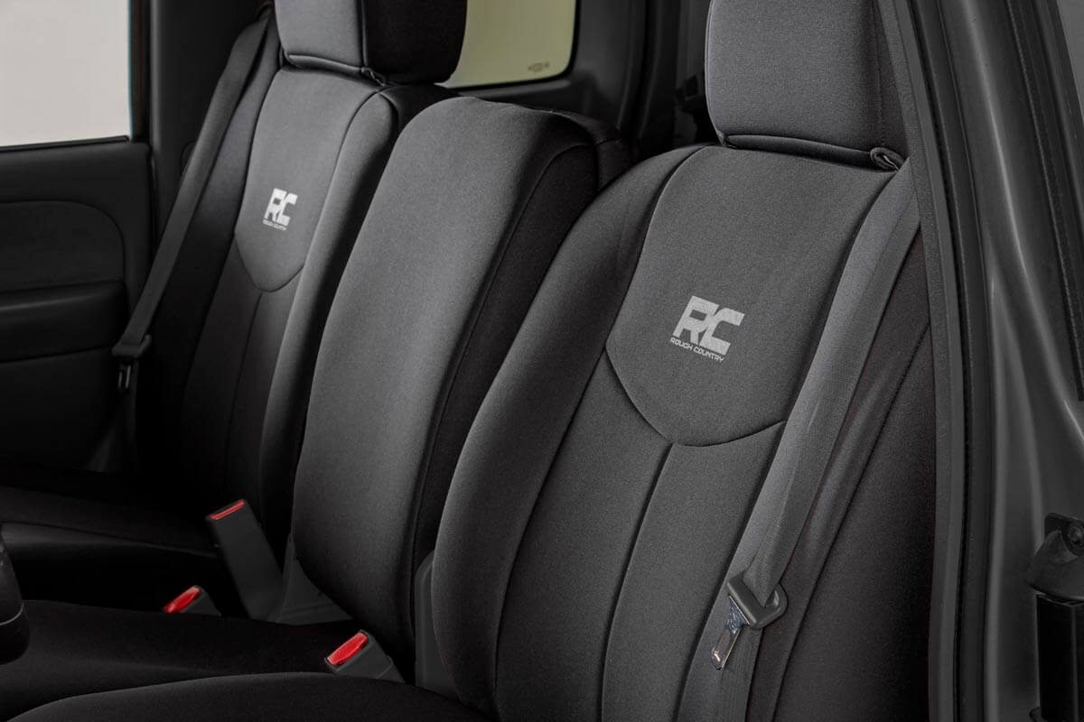 Fits Chevy/GMC 1500 (99-06 & Classic) Rear Seat Covers; Full Bench; 91014