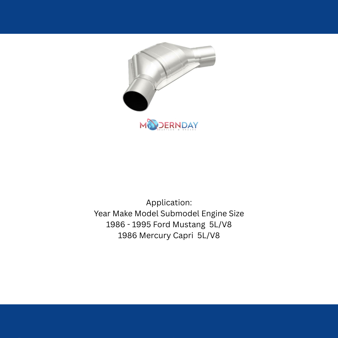 MagnaFlow universal catalytic converter 2.25 inch inlet/outlet stainless steel CARB compliant 91085