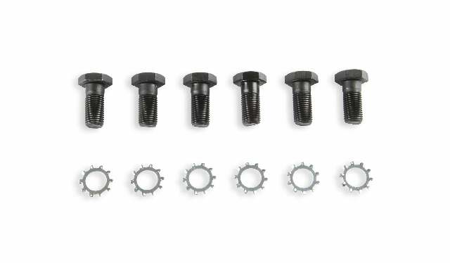 Mr. Gasket flywheel bolts Chevy and Ford 7/16 20 x 31/32 black steel 912