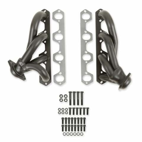 Shorty Headers - Black Painted - 91627FLT performance headers
