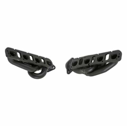 91950FLT - Shorty Headers - Black Painted - 2009-2020 Dodge Ram 1500 HEMI V-8 5.7L, Tube Size 1-3/4 O.D. performance headers